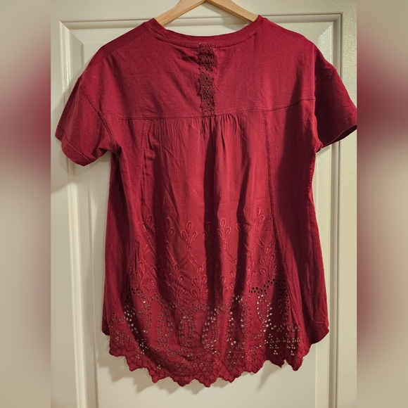 Anthropologie T-shirt with Decorative Back - Picture 2 of 5